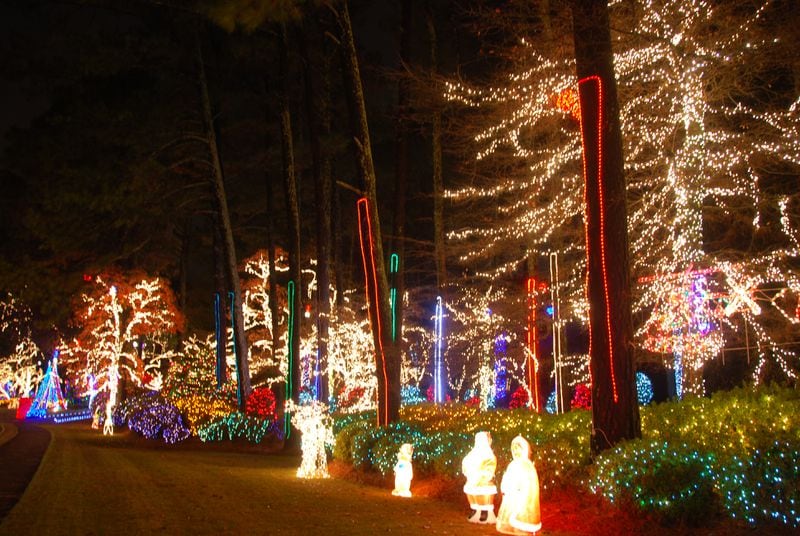A look at the 275,000-light Christmas display at a home in Kennesaw. Photo courtesy of Richard B. Taylor.