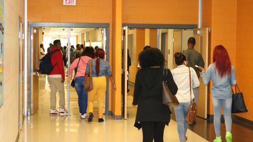 Charles Drew High School in Clayton County is among the schools where the school board is discussing the need to rebalance the number of students enrolled. (Courtesy of Clayton County Public Schools)