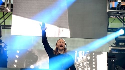 David Guetta is one of the top-name headliners at TomorrowWorld 2015. (Photo by Kevin Winter/Getty Images For 102.7 KIIS FM's Wango Tango)