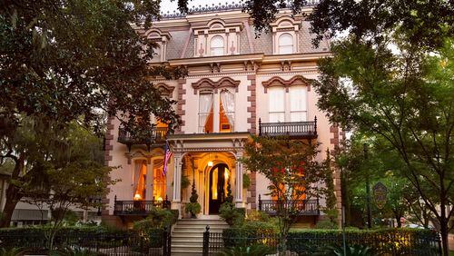 The Hamilton-Turner Inn facing Lafayette Square in Savannah's downtown historic district is one of the city's most romantic historic inns.