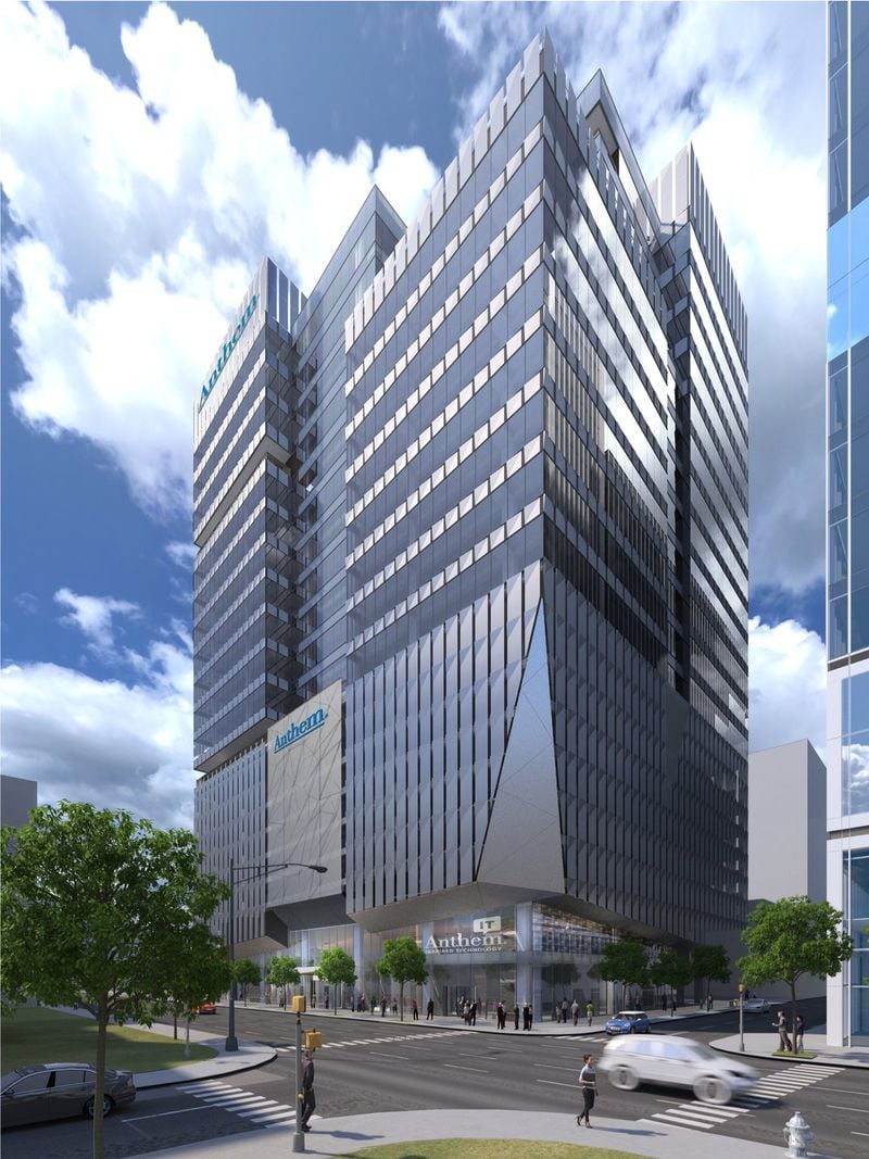 Developer Portman will develop a new 21-story office tower for health insurance giant Anthem at Technology Square in Midtown. SPECIAL