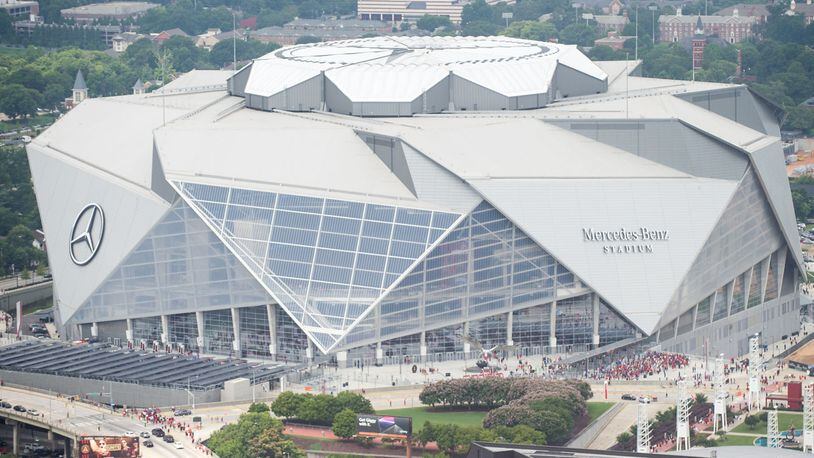 Mercedes-Benz Stadium will go cashless this year. It is one of only two stadiums to stop accepting cash for food, beverages and merchandise.
