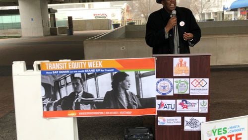 The Rev. Gerald Durley Monday called on MARTA to treat its everyday customers as well as it did those in town for this month's Super Bowl.