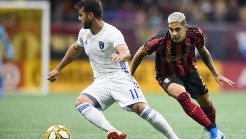 Images from the match between Atlanta United and San Jose Earthquakes at Mercedes-Benz Stadium in Atlanta, Georgia on Saturday, September 21, 2019. (Photo by AJ Reynolds/Atlanta United)