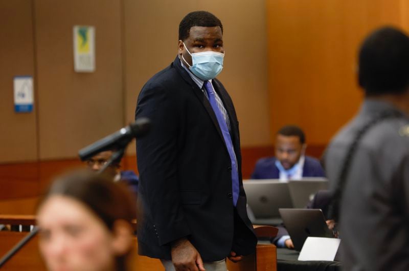 Christian Eppinger, a defendant in YSL/Young Thug trial appears in court for jury selection at Fulton County Courthouse on Wednesday, January 4, 2023.  (Natrice Miller/natrice.miller@ajc.com)