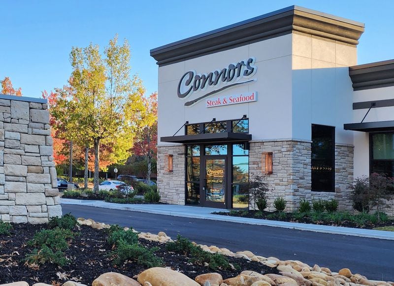 The exterior of Connors Steak & Seafood in Alpharetta. / Courtesy of Connors Steak & Seafood