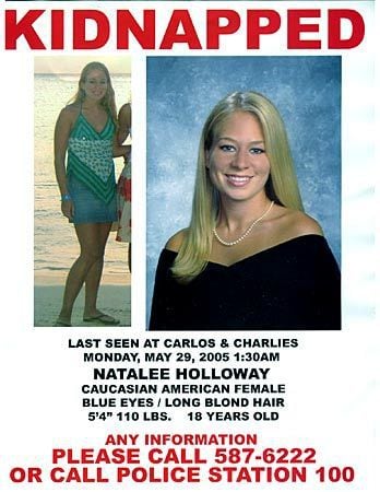 Case of missing Alabama teen Natalee Holloway