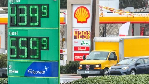 The Georgia House's Ways and Means Committee voted unanimously Thursday to suspend the state's 29.1 cents-a-gallon motor fuel tax through May 31. Prices for gasoline have surged following Russia's invasion of Ukraine.