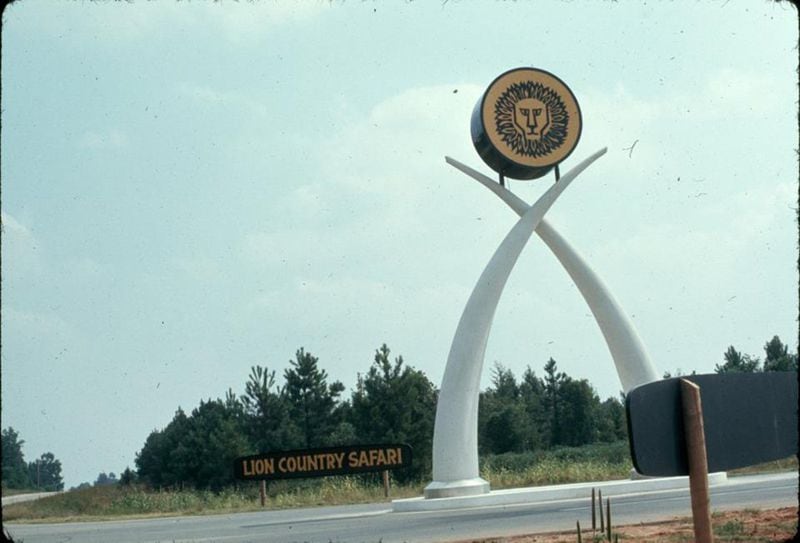 Lion Country Safari was on Walt Stephens Road in Stockbridge from 1970-84. (Courtesy of Mike Moon)