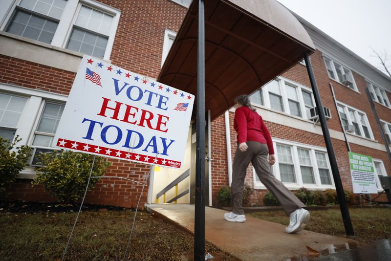 Georgia voters could elect to use a paper ballot to elect their leaders in 2024 under a proposed bill unveiled Tuesday by state Sen. Max Burns. (Miguel Martinez/miguel.martinezjimenez@ajc.com)