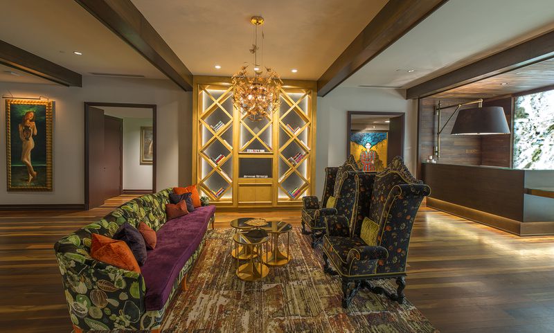 Grand Bohemian Hotel in Mountain Brook, Alabama, houses the Kessler Collection's largest art collection with 2,600 square feet of gallery space. 
Courtesy of Grand Bohemian Hotel Mountain Brook