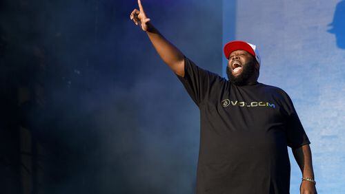 Atlanta rapper Killer Mike will emcee the Concert Against Hate in November. (Photo by Nicholas Hunt/Getty Images)</p>