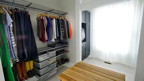If you need more space for clothes and shoes, you can add bins or under-bed storage bags from stores like Walmart and Target.