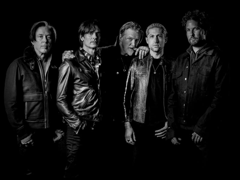 Queens of the Stone Age will appear at Shaky Knees on May 4 in support of its recent album "In Times New Roman..." Band members are (from left) Troy Van Leeuwen, Dean Fertita, Josh Homme, Michael Shuman and Jon Theodore. Courtesy of Andreas Neumann