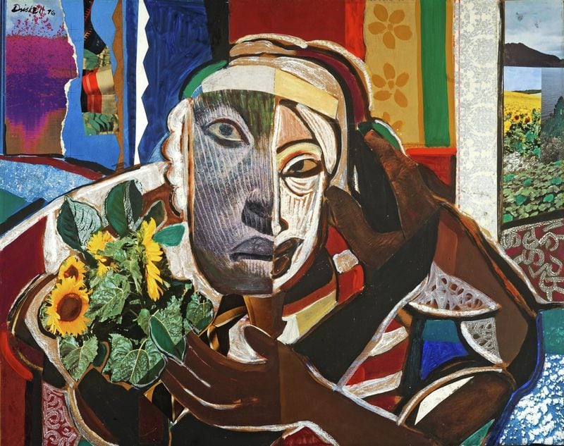 David Driskell's "Homage to Romare" is part of a retrospective show of the artist's work currently on display at the High Museum of Art through May 9.  Courtesy: High Museum of Art
