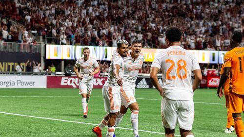 Images from the match between Atlanta United and Houston Dynamo at Mercedes-Benz Stadium in Atlanta, Georgia on Wednesday, July 17, 2019. (Photo by Karl L. Moore/Atlanta United)