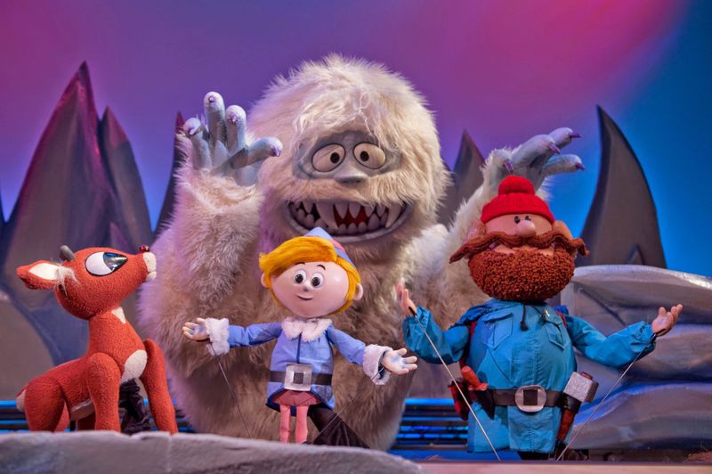 The Center for Puppetry Arts will continue its tradition of performing its original puppet show adaptation of the TV classic “Rudolph the Red-Nosed Reindeer.” CONTRIBUTED BY CLAY WALKER