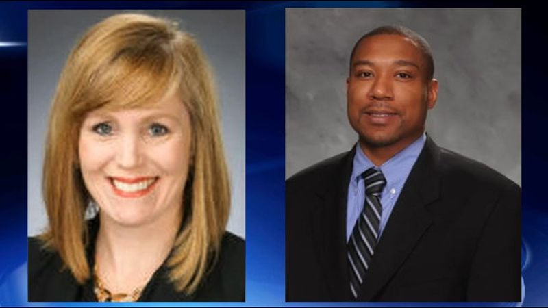 Dr. Mary Elizabeth Davis and Dr. Douglas Hendrix are the two candidates for Henry County School Superintendent. (Credit: Channel 2 Action News)