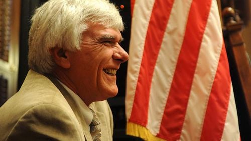 State Rep. Jay Powell, who died in November, was remembered as a "courageous" no-nonsense advocate for rural issues and fiscal conservatism.