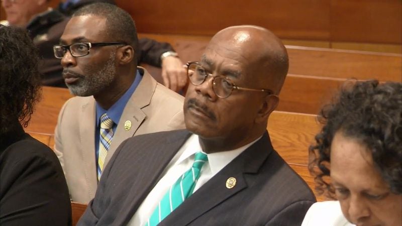 Fulton County District Attorney Paul Howard on March 16, 2018, at the Fulton County Courthouse during the Tex McIver murder trial.