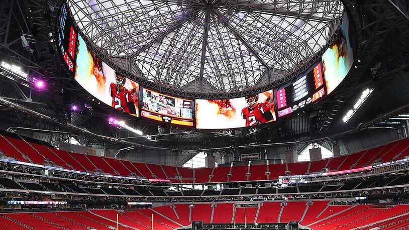Mercedes-Benz Stadium is ready for action.