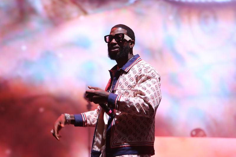 Gucci Mane performs at One Music Fest. (Tyson Horne-tyson.horne@ajc.com)