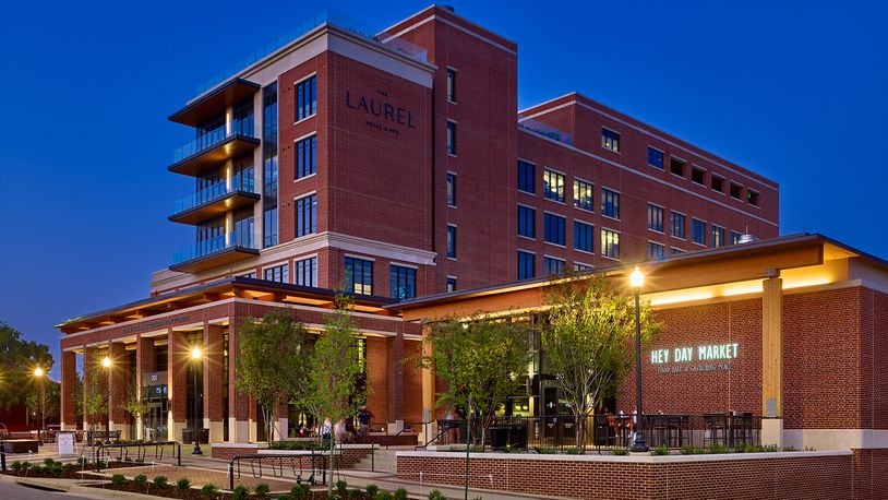 The new $110 million Rane Culinary Science Center at Auburn University is home to the The Laurel Hotel & Spa, 1856 Culinary Residence and Hey Day Market. 
(Courtesy of Thomas Watkins)