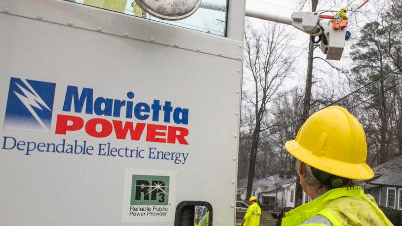 Marietta Power & Water said it will suspend service disconnections for nonpayment between March 18 and April 6.