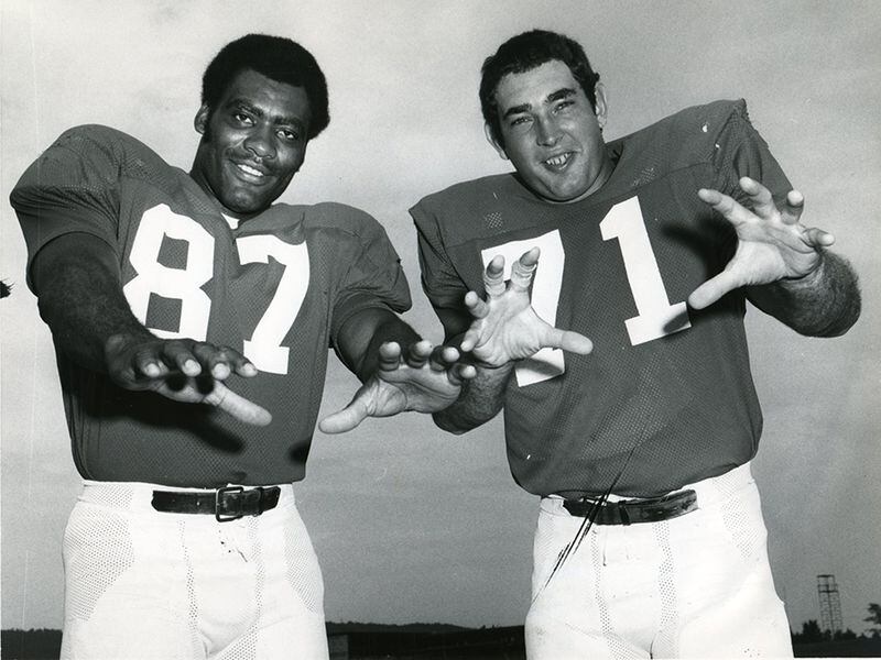 John Zook played alongside Falcons Hall of Famer Claude Humphrey. (Charles R. Pugh/AJC)
