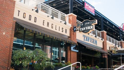 The exterior of Todd English Tavern, which was part of the LIVE! at the Battery development adjacent to Suntrust Park. CONTRIBUTED BY HENRI HOLLIS