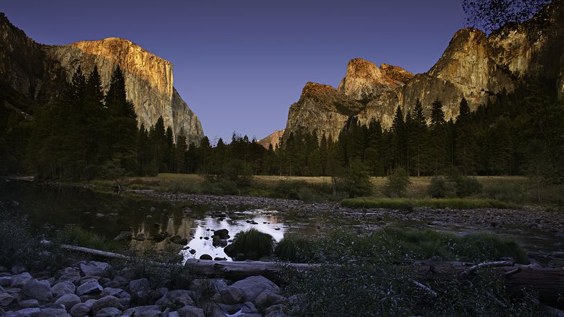 Kenny Rogers, Yosemite Valley, California, pigment print, included in the Booth Western Art Museum’s just-opened exhibition “Through the Years: Kenny Rogers’ Photographs of America.”
Courtesy of The Estate of Kenneth Ray Rogers