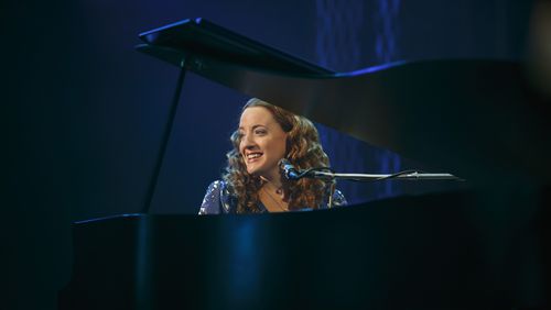 Abby Mueller inhabits the role of Carole King in "Beautiful," which plays the Fox through Sunday. Photo: Joan Marcus.