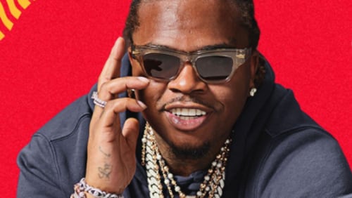 Gunna, a GRAMMY Award-nominated, multiplatinum-selling rapper from Atlanta, is scheduled to perform during halftime of Wednesday’s Atlanta Hawks game against the Boston Celtics at State Farm Arena, the NBA team announced in a news release. (Photo courtesy Atlanta Hawks)