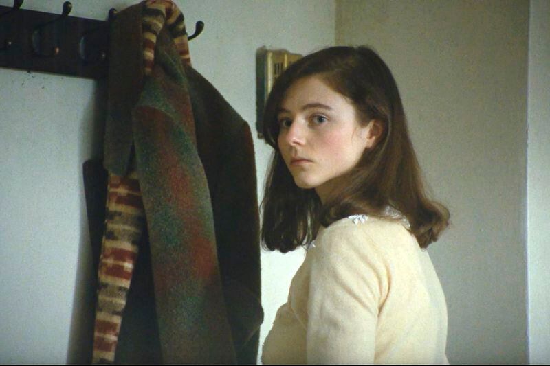 This image released by Neon shows Thomasin McKenzie in a scene from "Eileen." (Neon via AP)