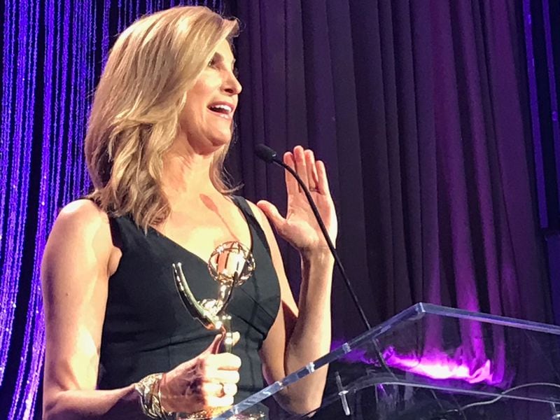Cheryl Preheim, evening host at 11Alive, won an Emmy for best anchor.