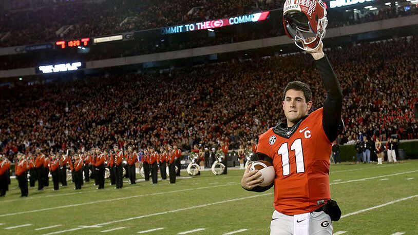 Aaron Murray had thrown for 3,075 yards, 26 touchdowns and 9 interceptions, with 7 rushing TDs before suffering a season-ending injury against Kentucky.