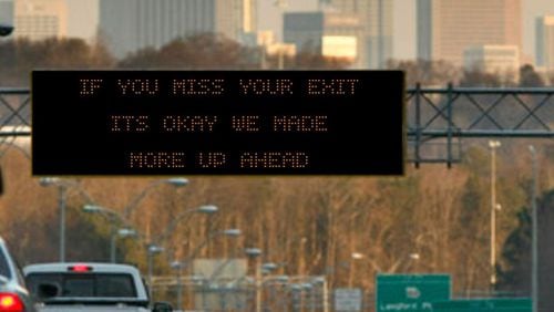 What safety message would you like to see on Georgia highways? Share your thoughts, and we'll publish a selection.