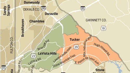 Proposals to form the cities of LaVista Hills and Tucker will be on Tuesday's ballot.