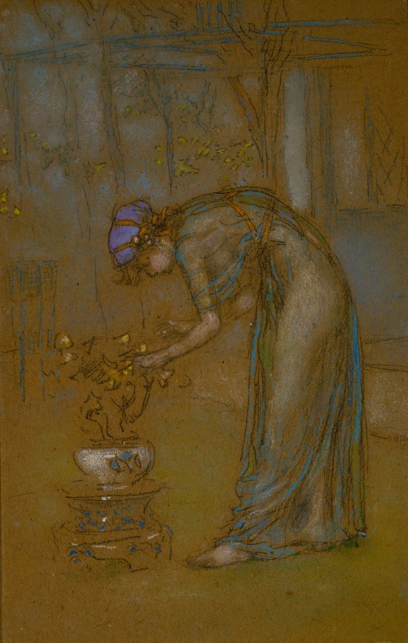 James Abbott McNeill Whistler, “Spring” (c. 1893, chalk and pastel on board), from "Recasting Antiquity" at the Michael C. Carlos Museum.