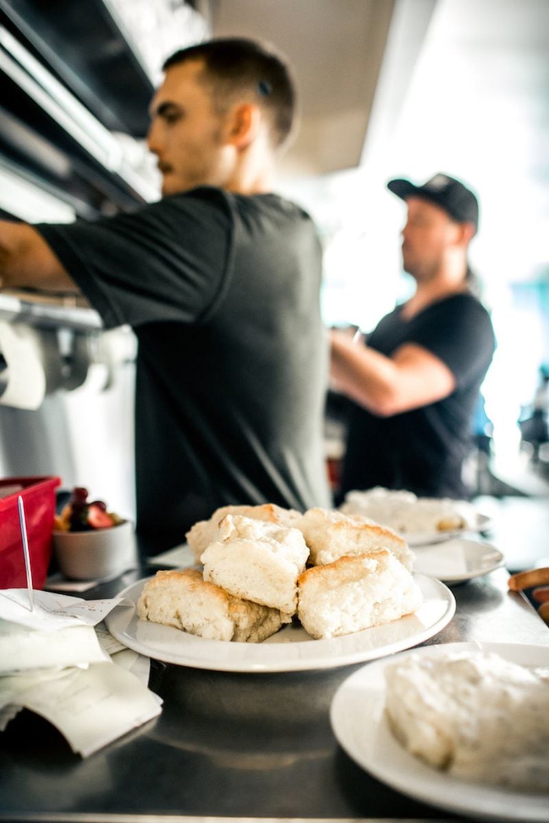 Mama’s Boy in Athens serves up a lot of biscuits. 