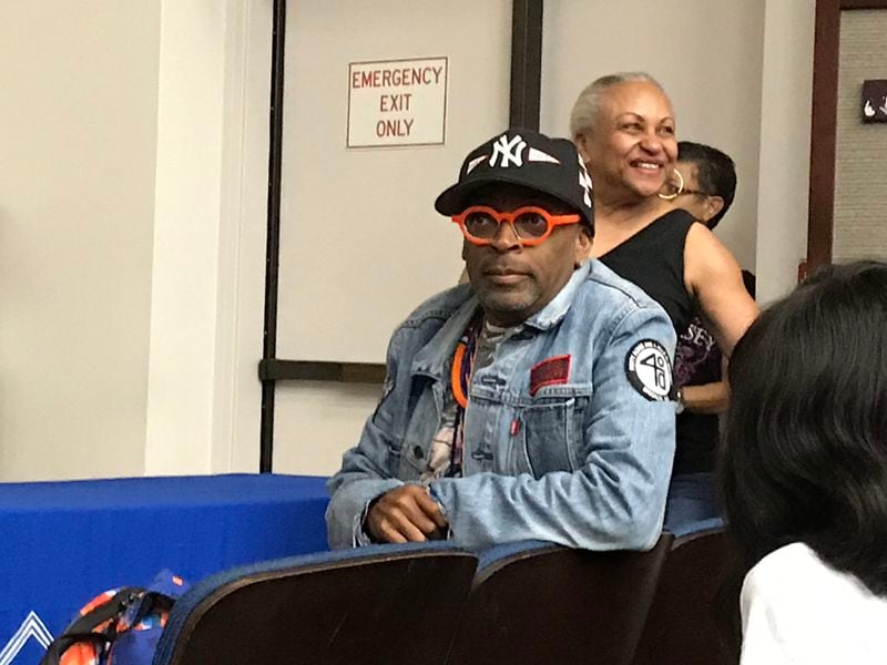 Spike Lee at Spelman College September 30, 2017 to promote his Netflix show "She's Gotta Have It" and provide advice to undergraduates eager to break into show business.  His latest, “BlacKkKlansman,” will be released on Aug. 10, 2018. CREDIT: Rodney Ho/rho@ajc.com