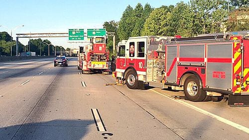 One person was killed in a Wednesday evening wreck that temporarily closed I-20 eastbound at Moreland Avenue.