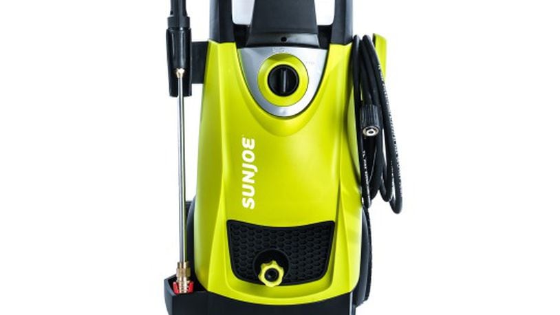 While some pressure washers are gas-powered, the Sun Joe SPX3000 is electric, making it ideal for cleaning chores around the house.