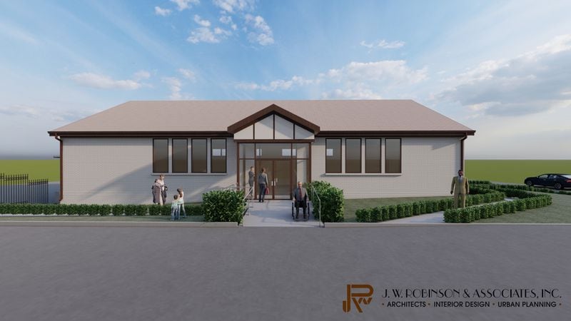 Clayton County Schools plans to spend $2 million renovating a Rosenwald School in Jonesboro. (Courtesy of Clayton County Schools)