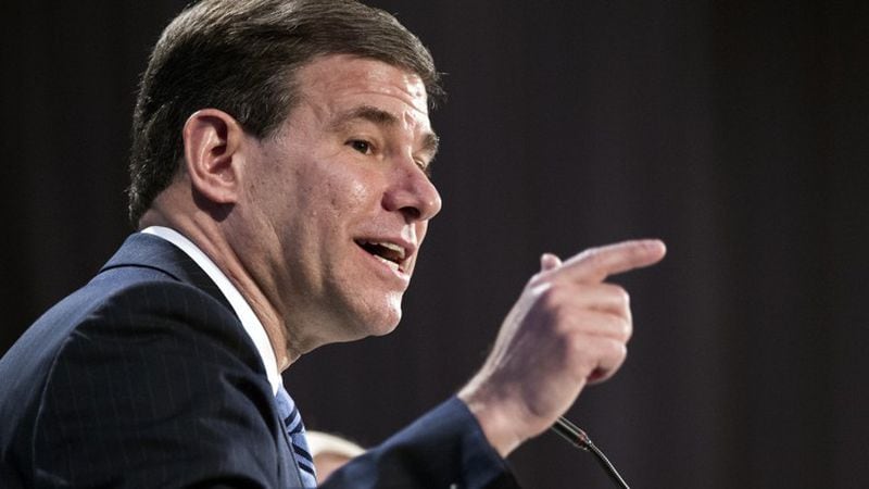Bill Pryor speaks in Washington in November 2016. Pryor will be one of three judges on the 11th U.S. Circuit Court of Appeals to listen to arguments from the legal team of Mark Meadows, former White House chief of staff for Donald Trump. (Cliff Owen / AP file)