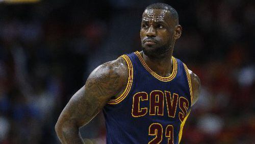 LeBron James was ejected for the first time in his career on Tuesday. (AP Photo)