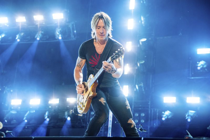 Keith Urban performs during CMA Fest 2022 on Thursday, June 8, 2022, at Nissan Stadium in Nashville, Tenn. (Photo by Amy Harris/Invision/AP)