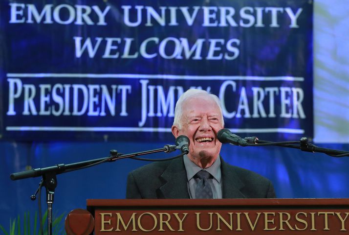 After 37 years, Jimmy Carter gets tenure at Emory