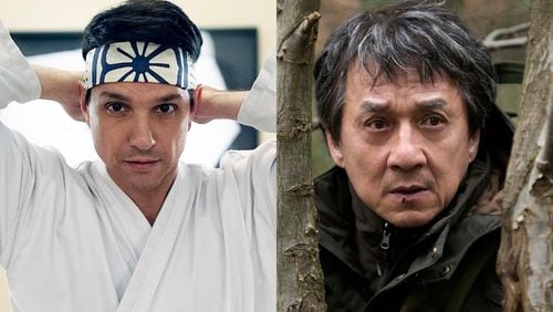 Ralph Macchio is teaming up with Jackie Chan for a new "Karate Kid" film. NETFLIX/AP