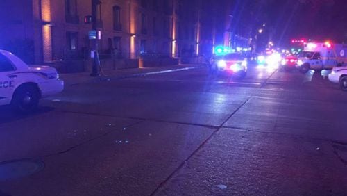 Three people were killed early Wednesday in Savannah in a shooting and crash. (Credit: Savannah Morning News)